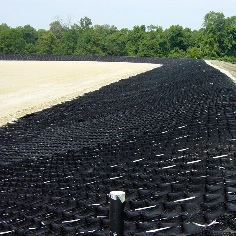 Земная клетка Geocell Geo HDPE стабилизатора гравия подъездной дороги решетки гравия клетчатой системы повышения