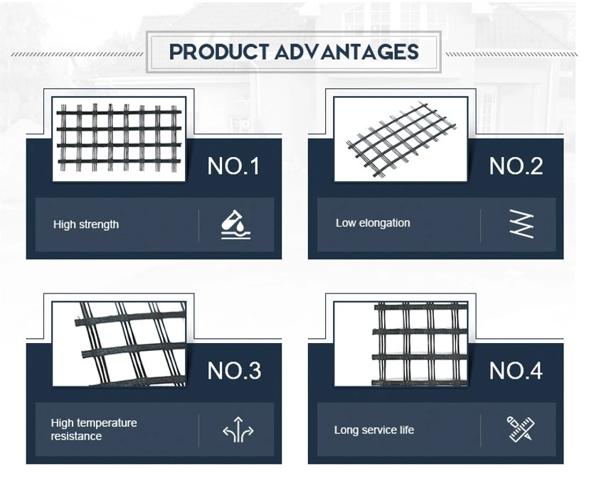 Покрытая битумом георешетка геотекстиля стеклоткани для учреждения Равилвей 1