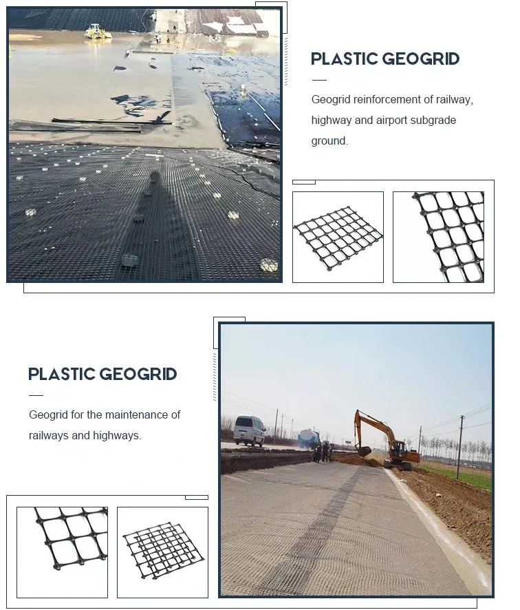 Высококачественный двухосный одноосный HDPE PP цен Geogrid
