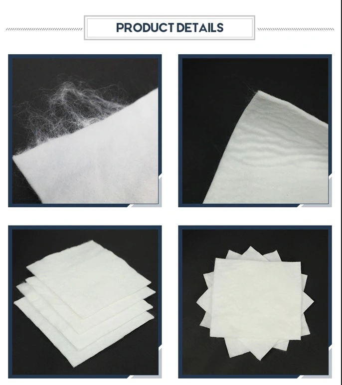 Не-сплетенная полиэстером ткань Geotextile Geotextile