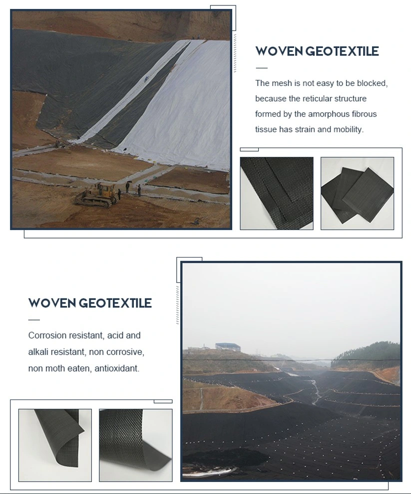 Аттестованный сплетенный Geotextile стабилизации ткани сплетенный PP для подкрепления почвы