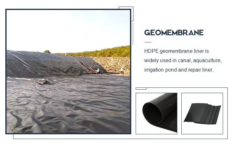 Противопроницаемость водонепроницаемая геомембрана HDPE 0,2 мм - 2,5 мм для свалок 3