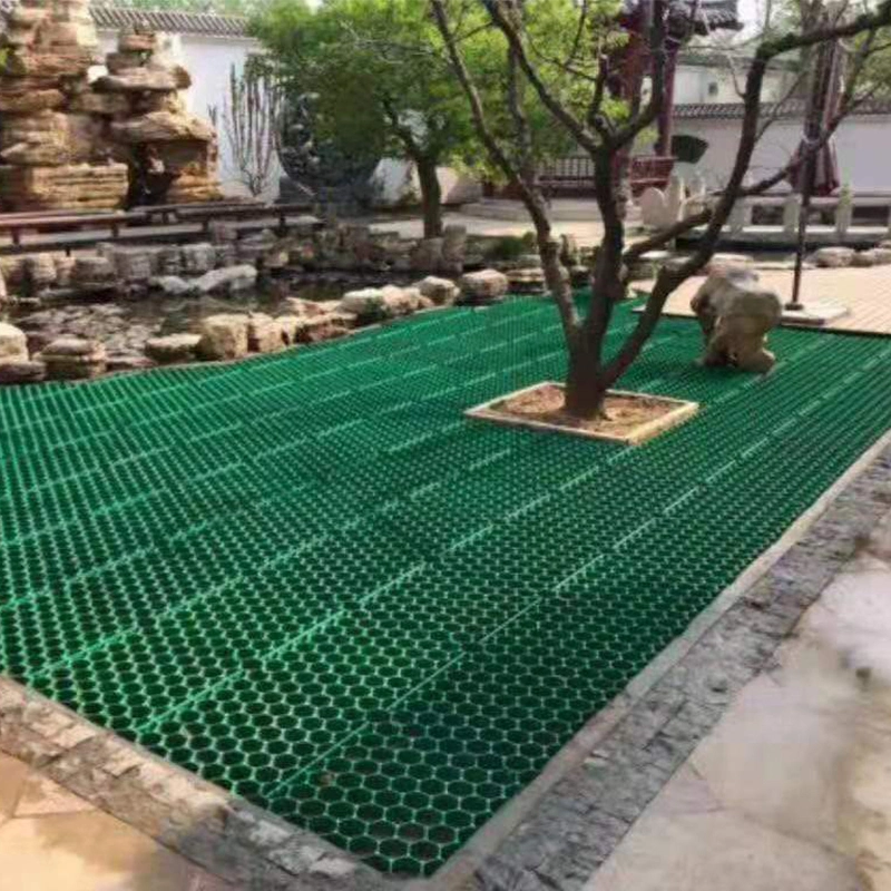 Маты для защиты травы из HDPE Пластмассовые решетки для укрепления грунта 8