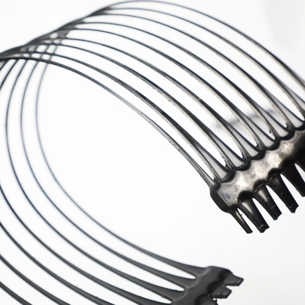 Pp одноосевая пластмассовая георешетка Pe однонаправленная георешетка одноосевая полиэстерная георешетка гравийная решетка 2