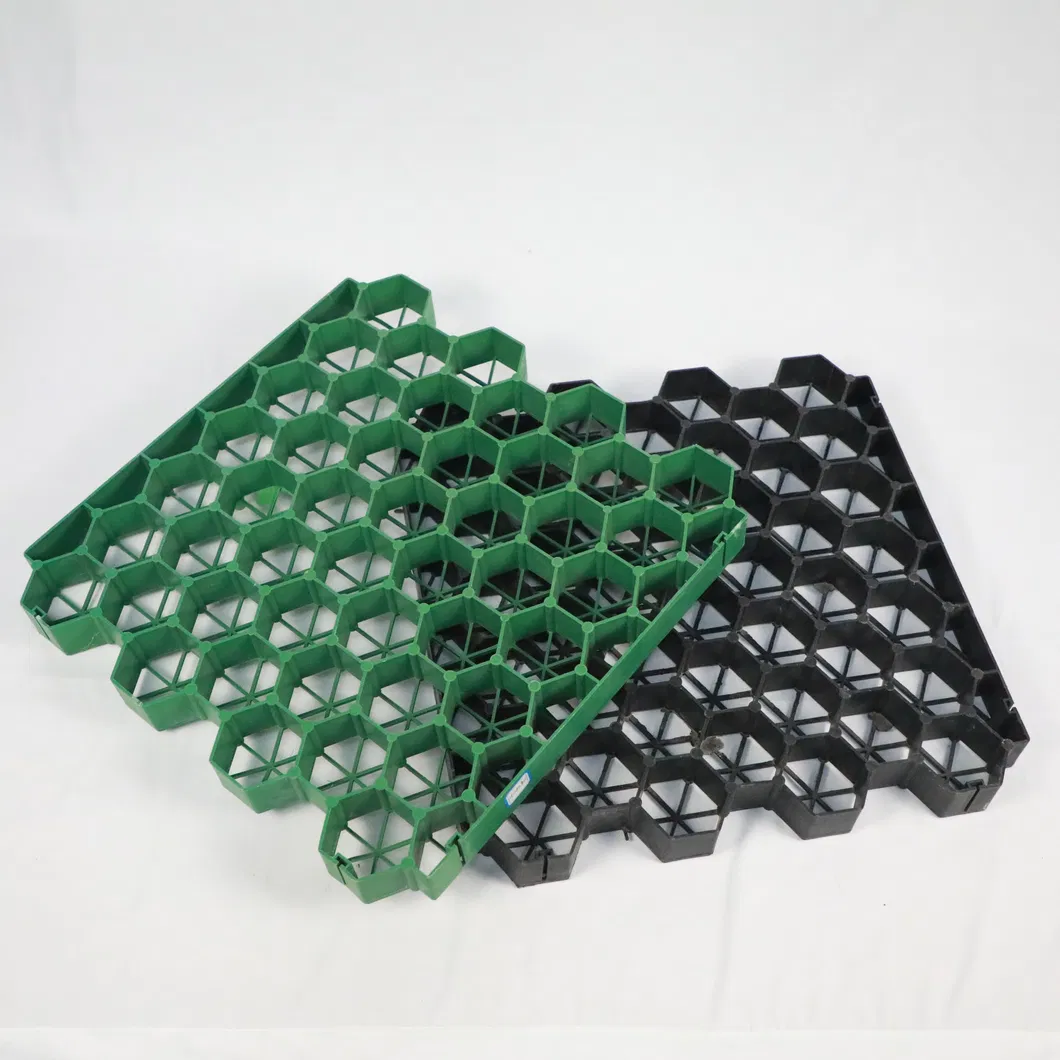 HDPE Пластмассовая травянистая стабилизаторная решетка для парковочных площадок Наружная крыша Садовые проницаемые мостовые перекрытия 2