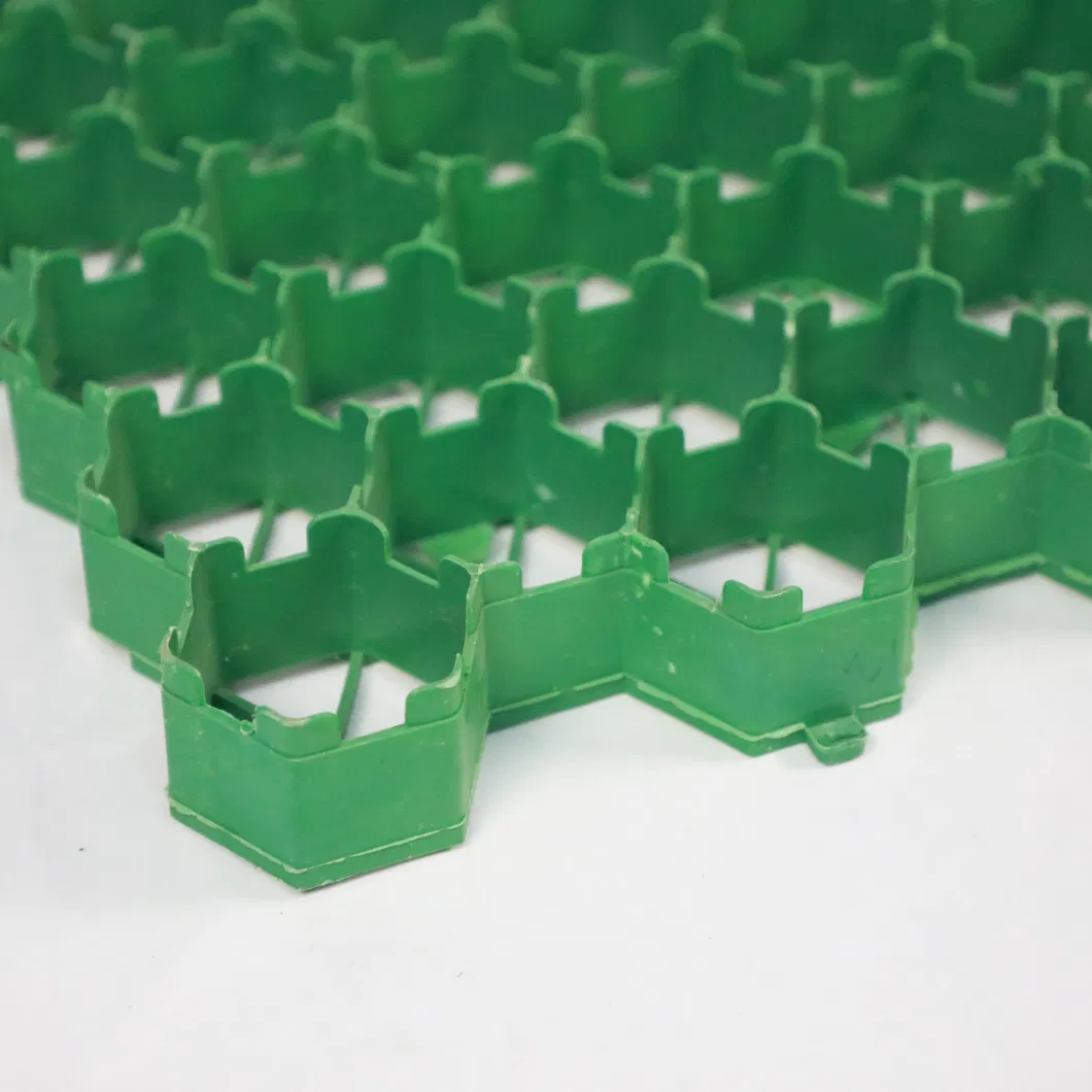 HDPE Пластмассовая травянистая стабилизаторная решетка для парковочных площадок Наружная крыша Садовые проницаемые мостовые перекрытия 6