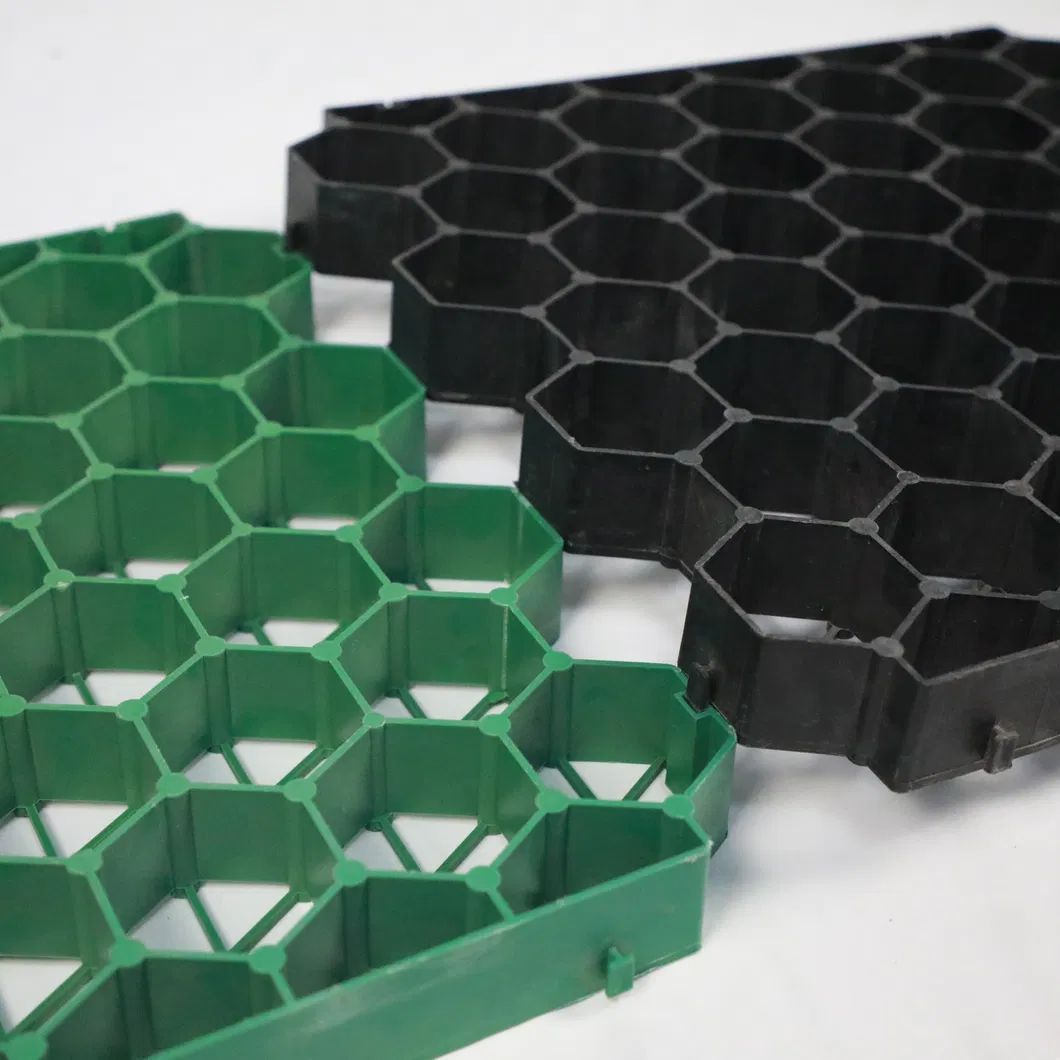 HDPE Пластмассовая травянистая стабилизаторная решетка для парковочных площадок Наружная крыша Садовые проницаемые мостовые перекрытия 5