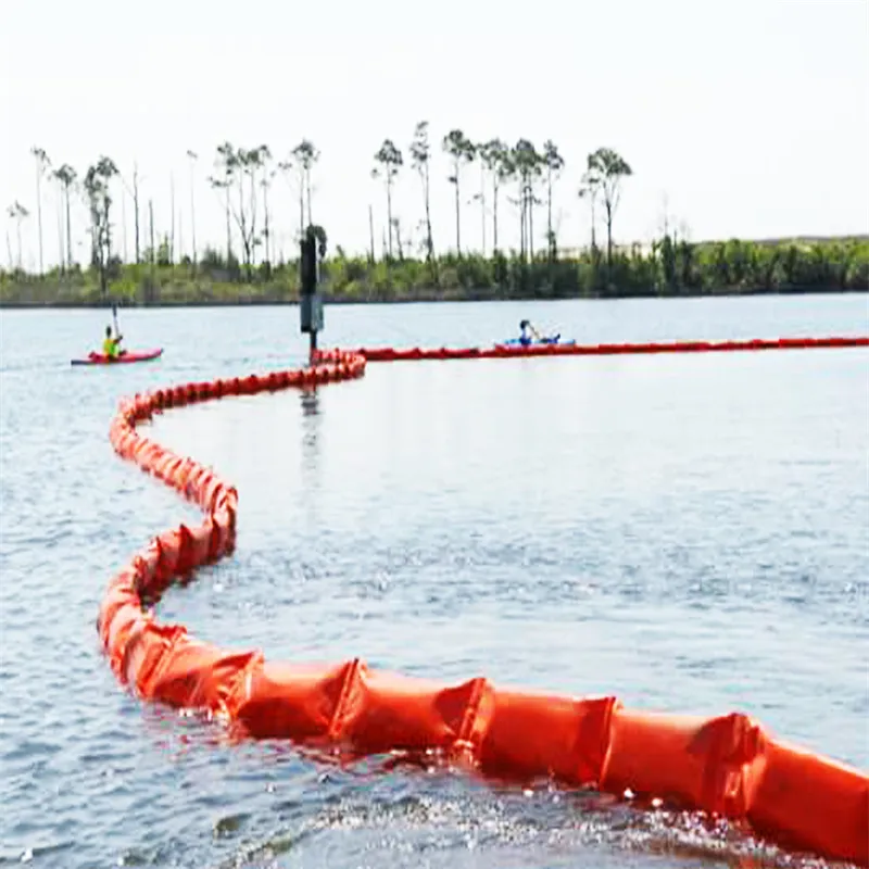 ПВХ плавучий плавучий занавес для удержания бума экологически чистый масляный пролив бума плавучий плавучий занавес для водных условий 0