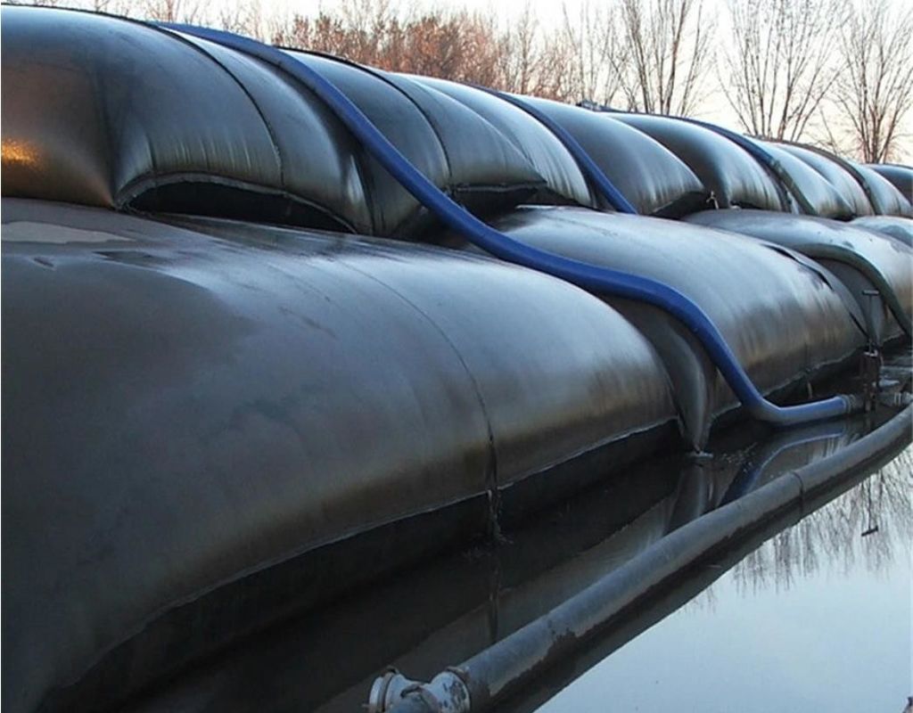 Сплетенный полипропиленом фильтр сумок 7.5x10ft Geotube Geotextile Dewatering