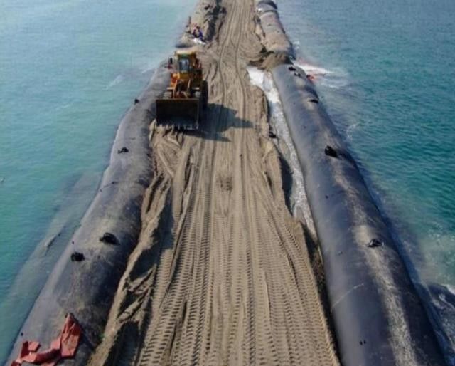 Драгированные сумки Geotube Geotextile Dewatering седиментируют цедильные мешки