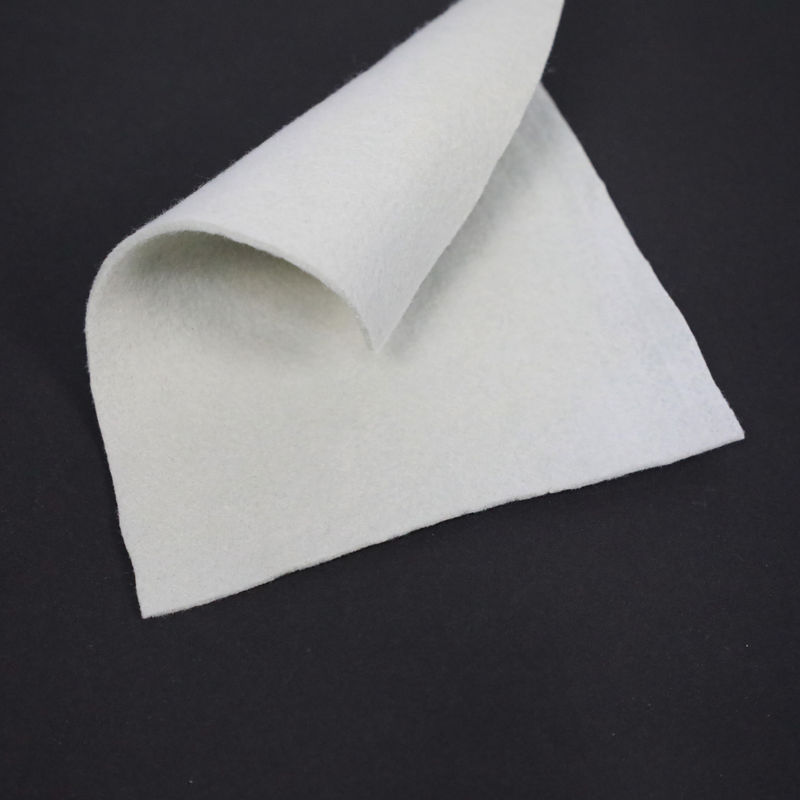 Белая черная синтетическая ткань фильтра 200gm2 ткани дренажа Geotextile