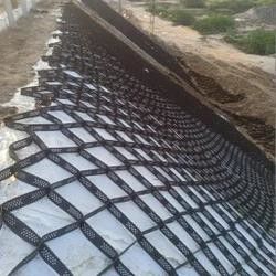 1.0mm - 1.6mm Окислительно-устойчивая геоклетка из HDPE для защиты склонов дорог