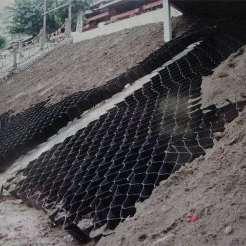 Текстурированные / перфорированные пластиковые листы HDPE Geocell для защиты укрепления наклона канала