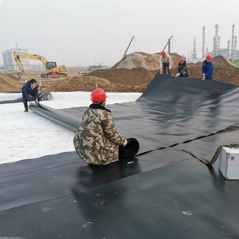 Геомембрановый гидроизоляционный линейник из HDPE / линейка бассейна / Георидный строительный материал дорог, биогазовый перевариватель полигонов