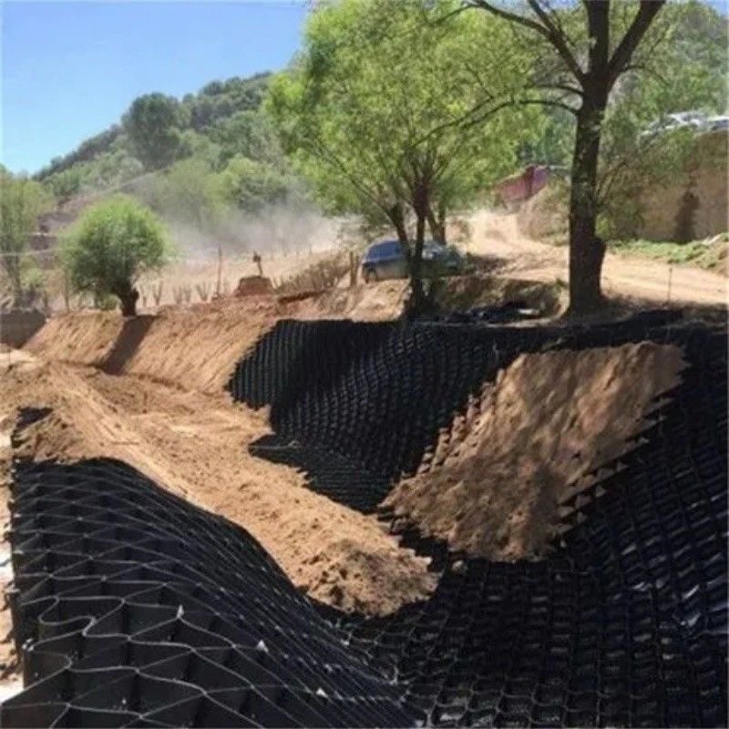 Тяжеломощная HDPE Geocell Driveway Gravel Grid Пластиковая Geocell Система для стабилизации грунта и укрепления поддерживающих стен