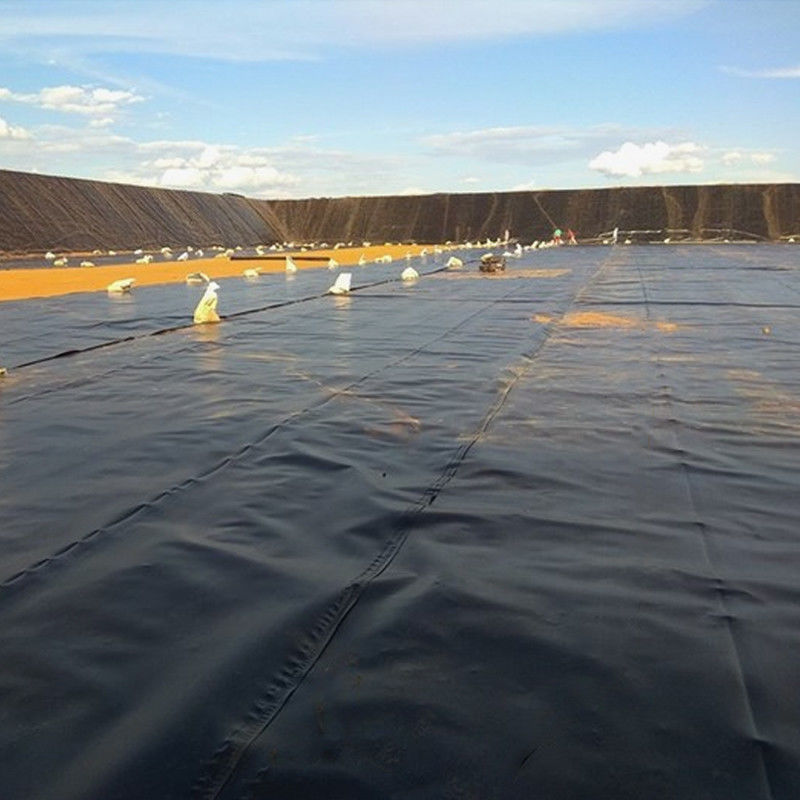 Геомембрана из HDPE/LDPE 1,0 мм/1,5 мм/2,0 мм для водонепроницаемой / рыбной пруды / свалки / искусственного озера / шахты / дамбы / бассейна