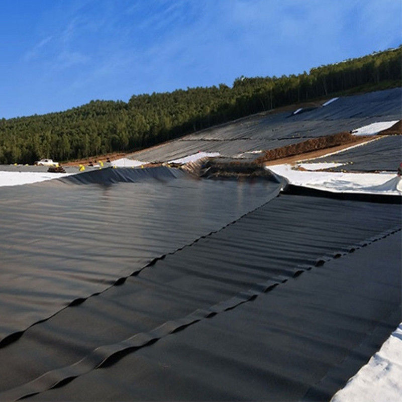 Геомембрана из HDPE/LDPE 1,0 мм/1,5 мм/2,0 мм для водонепроницаемой / рыбной пруды / свалки / искусственного озера / шахты / дамбы / бассейна
