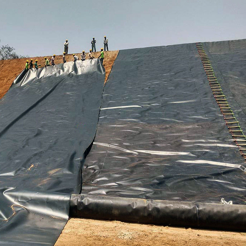 Геомембрана из HDPE/LDPE 1,0 мм/1,5 мм/2,0 мм для водонепроницаемой / рыбной пруды / свалки / искусственного озера / шахты / дамбы / бассейна