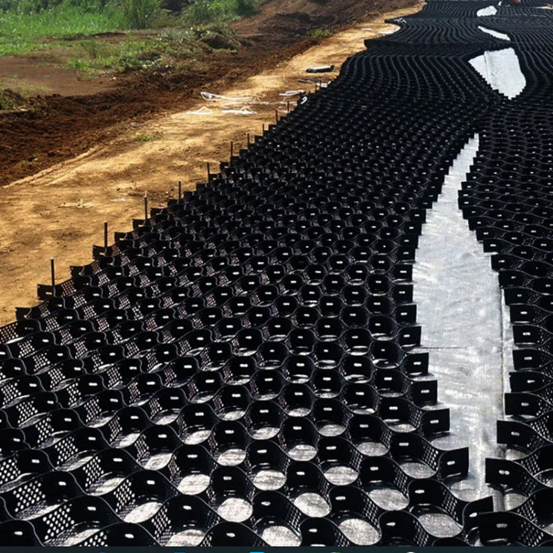 Укрепление грунта Клеточная система Геоцеллы Система могильных сетей HDPE / PP Геоцеллы для дорожного покрытия
