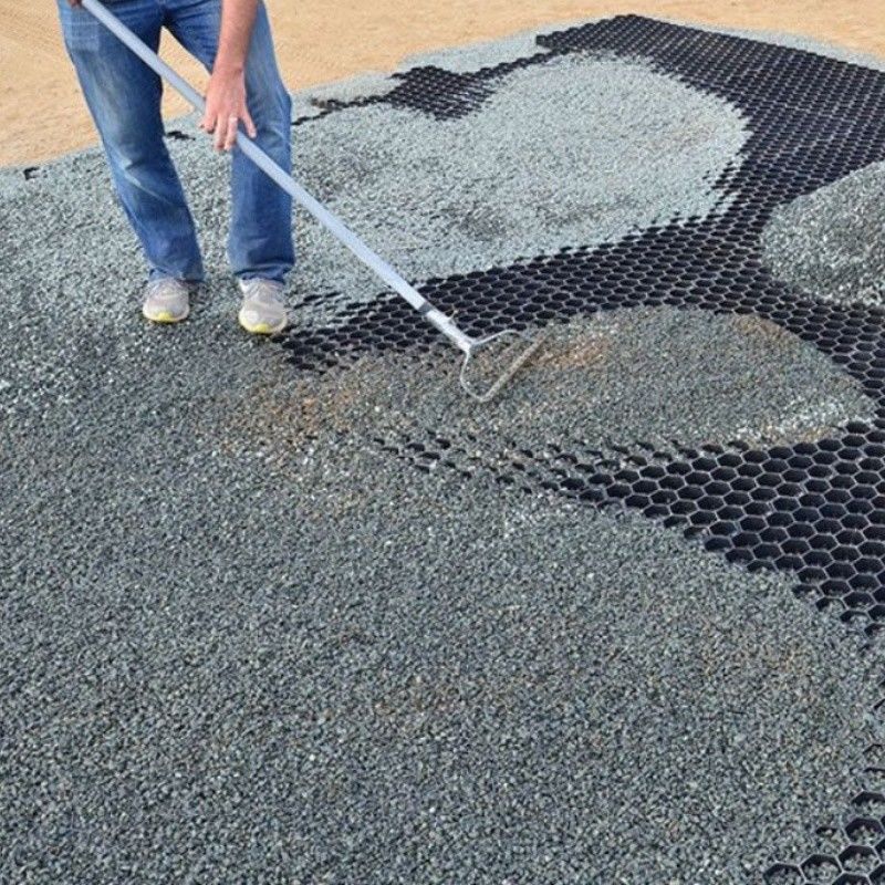 Тяжелые грунтовые сетки проницаемые газонокосилки HDPE Пластиковые газонокосилки для подъезда