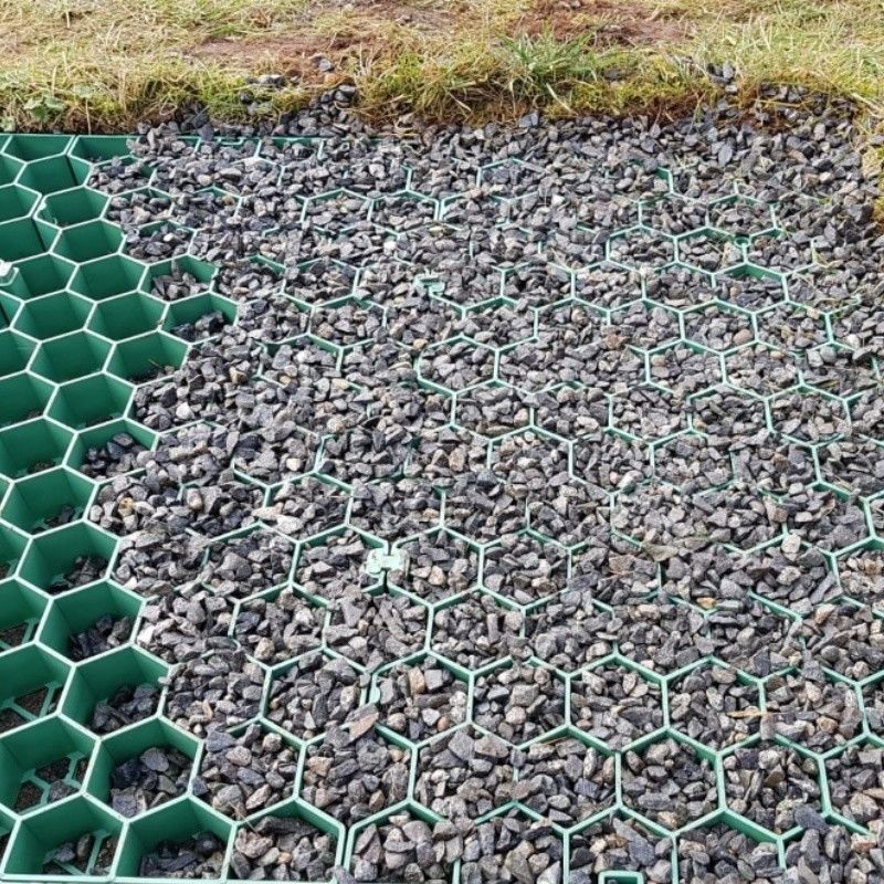 Тяжелые грунтовые сетки проницаемые газонокосилки HDPE Пластиковые газонокосилки для подъезда