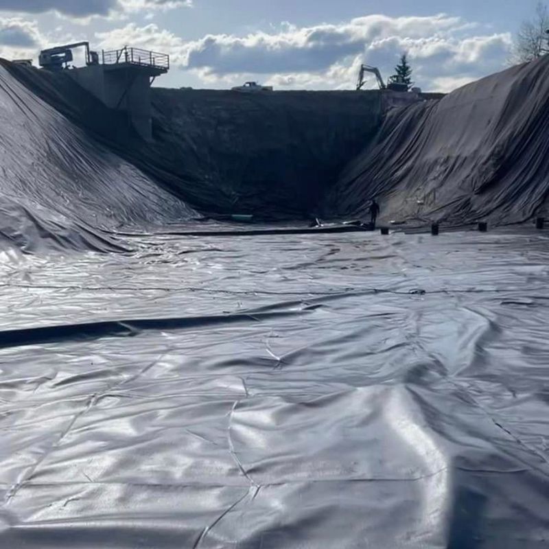 HDPE высококачественный полиэтиленовый подкладка стиль промышленного дизайна для рыб и креветок фермы пруды Balck водонепроницаемый