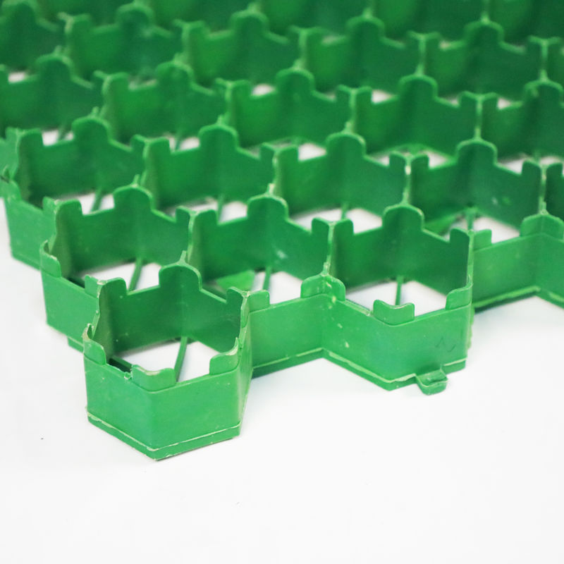 HDPE травяная решетка Производитель Пластмассовая гравийная дорожная решетка травяная решетка для подъезда и парковки Зеленый черный цвет