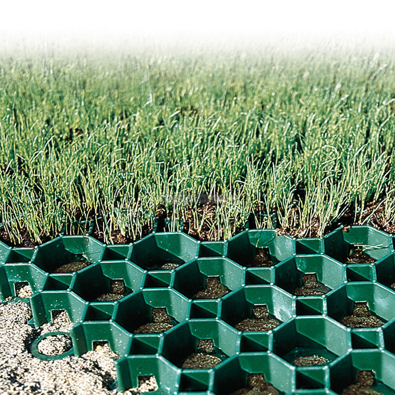 HDPE Панели для травы Георешетка из полиэстера Пластик для парковки Пожарный выход Оптовая продажа Ландшафтный геотекстиль Геоячейка для грунта Гравий Паддок-решетка
