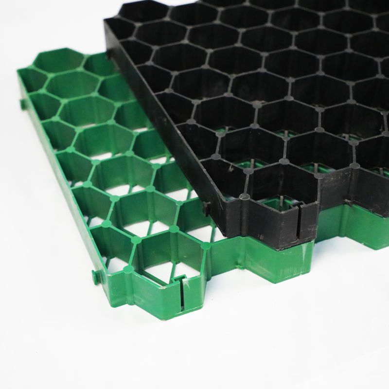 Пластиковая Пластиковая травяная сетка для парковки Огненный выход HDPE Мостовые покрытия Геосетка для ландшафта Земля Геоклетка Гравийная решетка