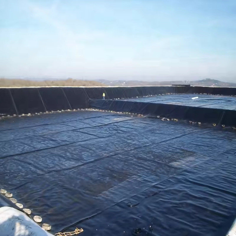 Высокопрочная геомембрана из HDPE с длительным сроком службы для очистных сооружений, проектов по биоэнергетике и промышленных резервуаров для хранения воды