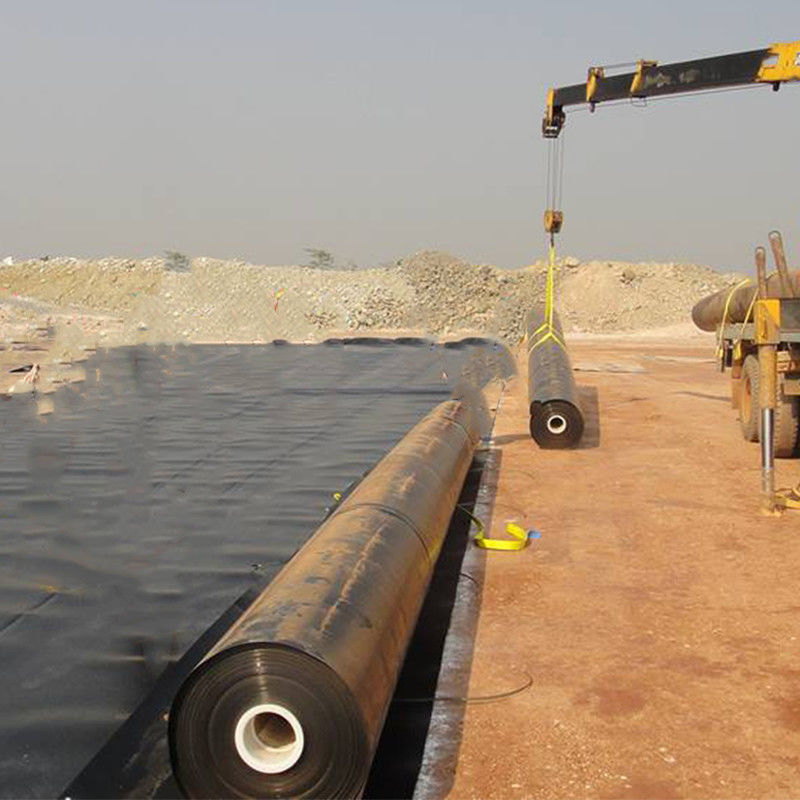 Непроницаемый УФ-устойчивый Геомембрановый водоем из HDPE для аквакультуры Сельское хозяйство Дамбы свалки Рыбоводство Биоперевариватель Добыча
