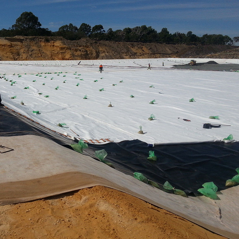 Непроницаемый УФ-устойчивый Геомембрановый водоем из HDPE для аквакультуры Сельское хозяйство Дамбы свалки Рыбоводство Биоперевариватель Добыча
