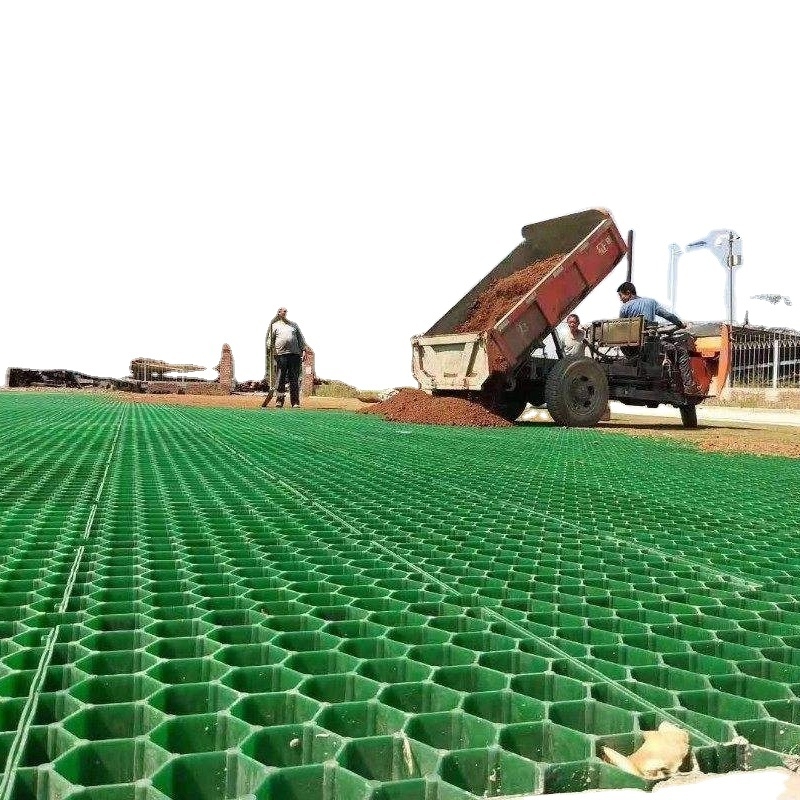 Тяжелая сетка HDPE для прокладки травы ️ Проницаемое укрепление грунта и стабилизатор гравия для подъездов, парковочных площадок и ландшафта