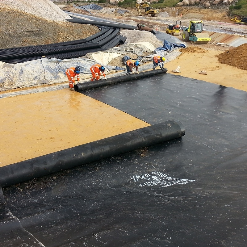 Геомембранная подкладка из HDPE для аквакультуры, рыбоводства, прудов, дамб, бассейнов и водосберегающих приложений