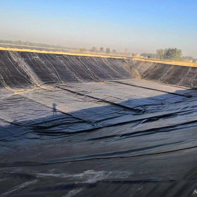 Геомембранная подкладка из HDPE для аквакультуры, рыбоводства, прудов, дамб, бассейнов и водосберегающих приложений
