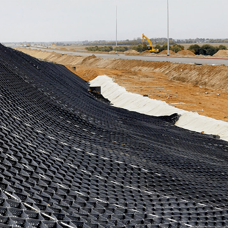 Пластиковая дорожная решетка по стандарту ASTM, гравий, сотовый HDPE геоячейка для армирования подпорных стен, защиты откосов, подъездных путей, геоячейка для борьбы с эрозией