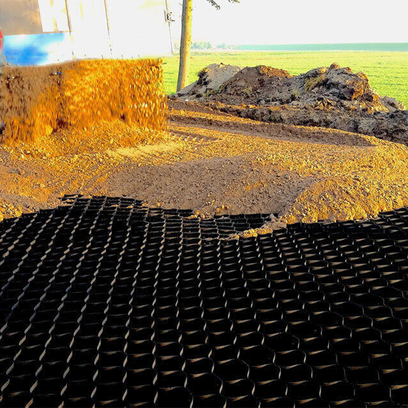 Пластиковая дорожная решетка по стандарту ASTM, гравий, сотовый HDPE геоячейка для армирования подпорных стен, защиты откосов, подъездных путей, геоячейка для борьбы с эрозией