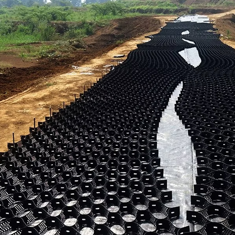 Пластиковая дорожная решетка по стандарту ASTM, гравий, сотовый HDPE геоячейка для армирования подпорных стен, защиты откосов, подъездных путей, геоячейка для борьбы с эрозией