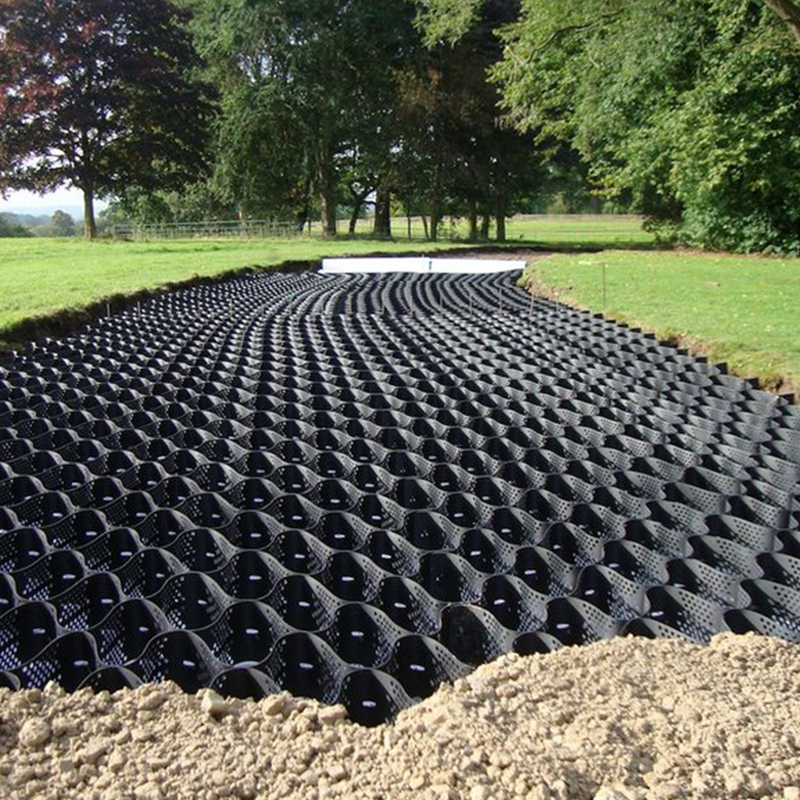 Пластиковая дорожная решетка по стандарту ASTM, гравий, сотовый HDPE геоячейка для армирования подпорных стен, защиты откосов, подъездных путей, геоячейка для борьбы с эрозией