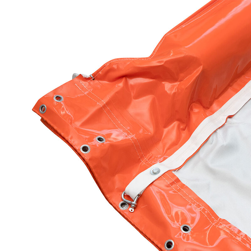 Плавучая селеная завеса Контроль загрязнения воды Масляный бум ПВХ Проницаемый водный плавучая селеная завеса